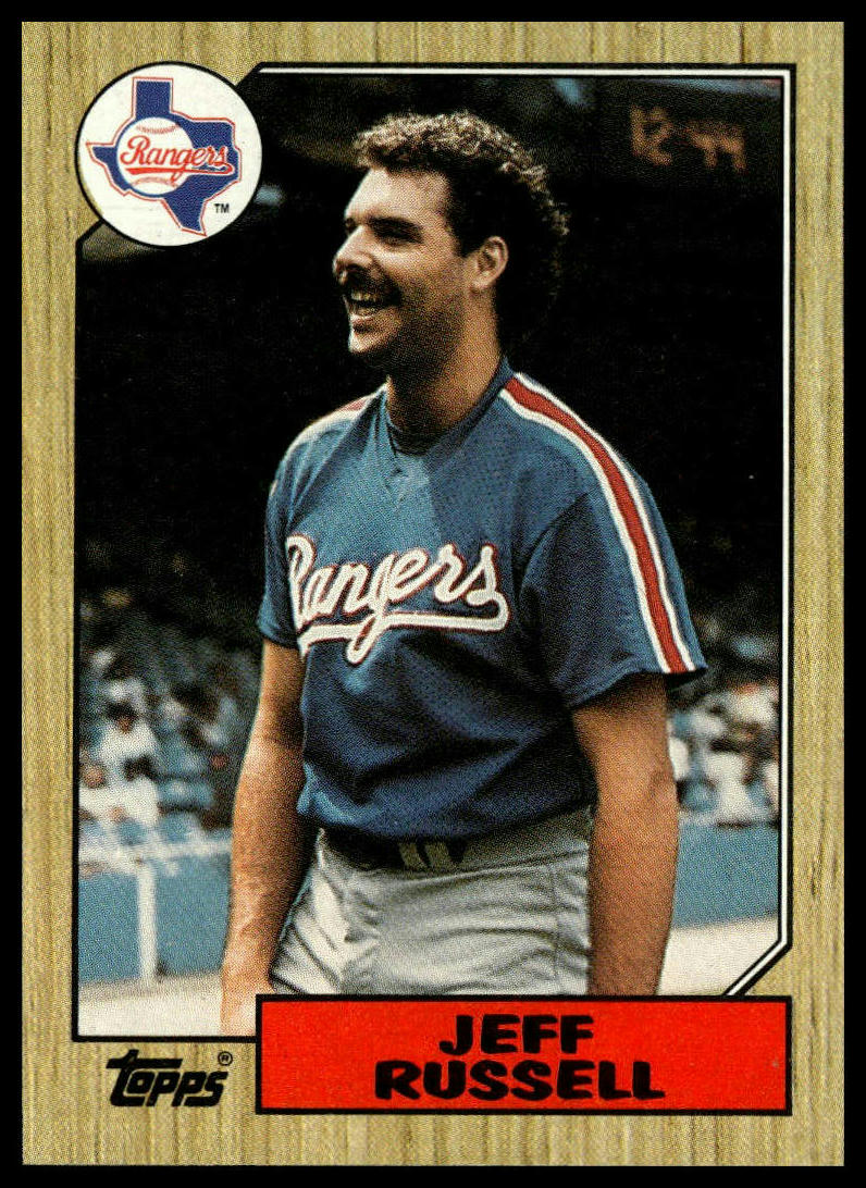 1987 Topps #444 Jeff Russell