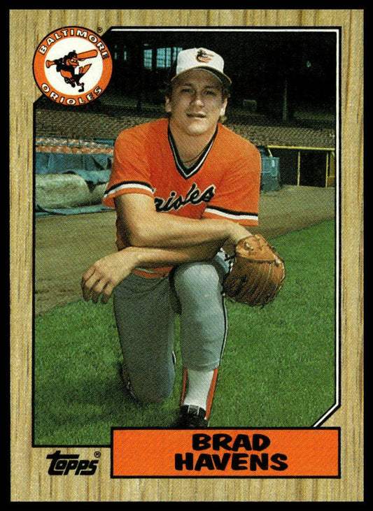 1987 Topps #398 Brad Havens