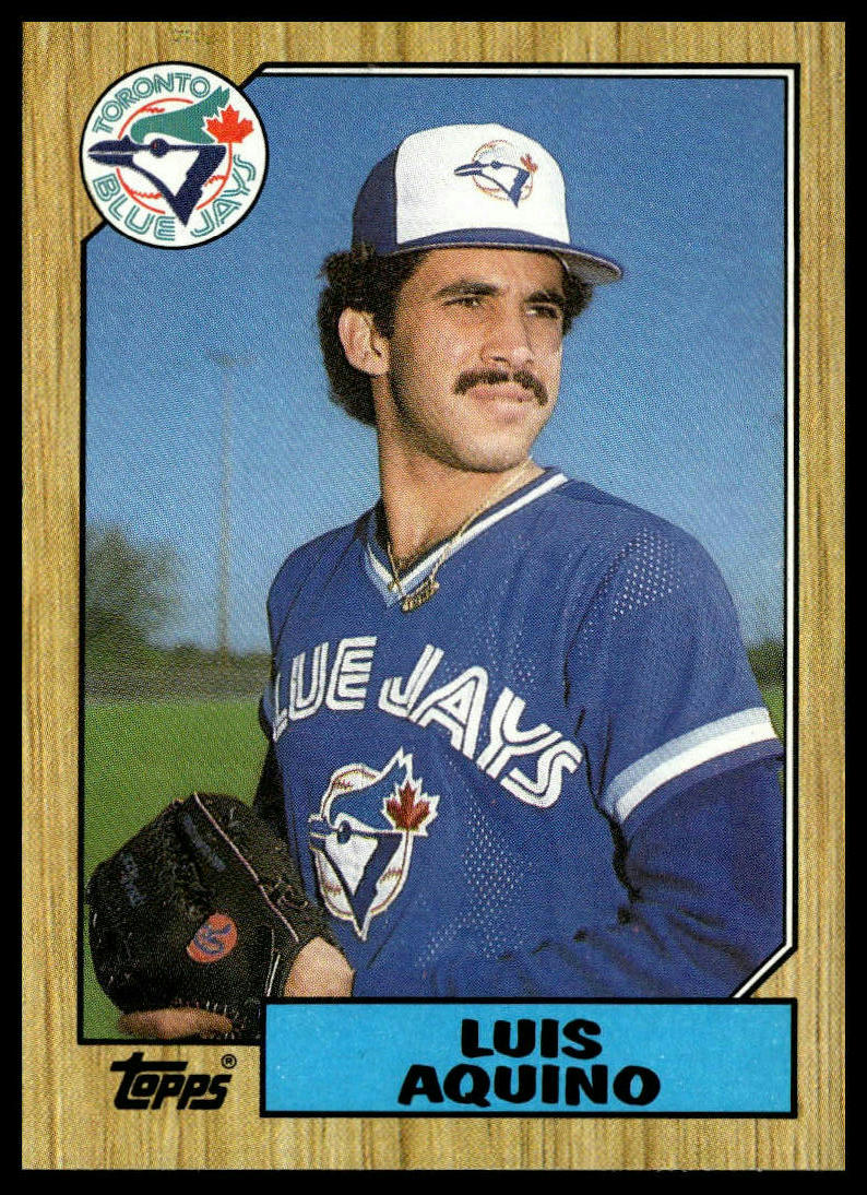 1987 Topps #301 Luis Aquino