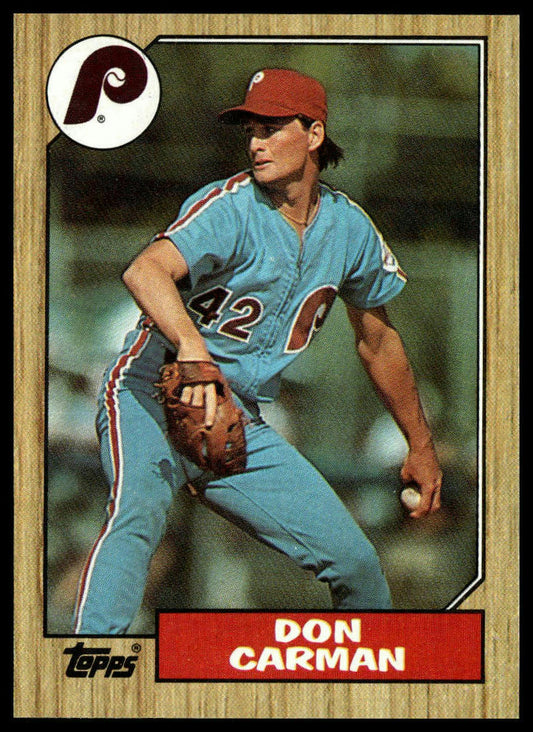 1987 Topps #355 Don Carman