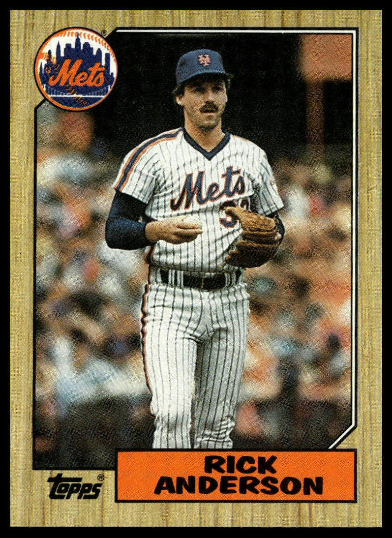 1987 Topps #594 Rick Anderson
