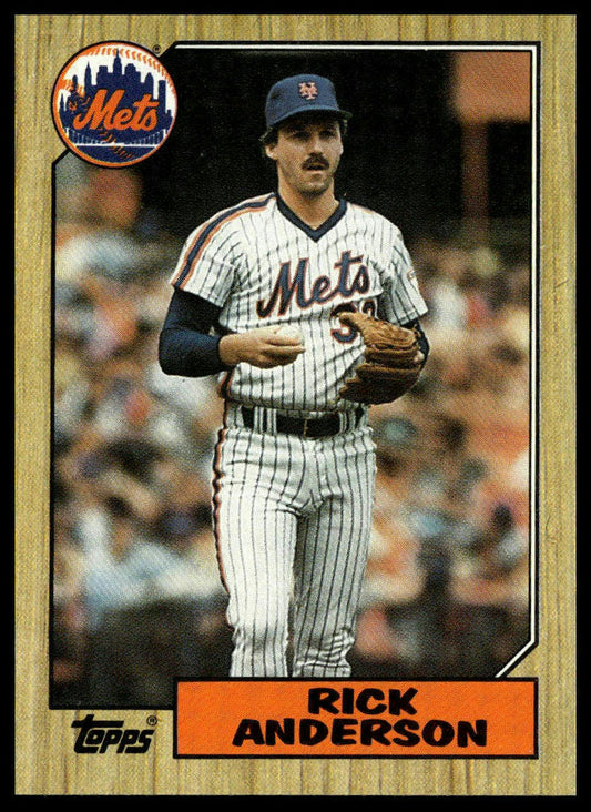 1987 Topps #594 Rick Anderson