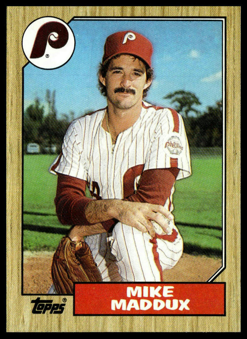1987 Topps #553 Mike Maddux