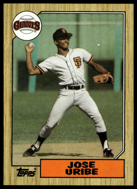 1987 Topps #633 Jose Uribe