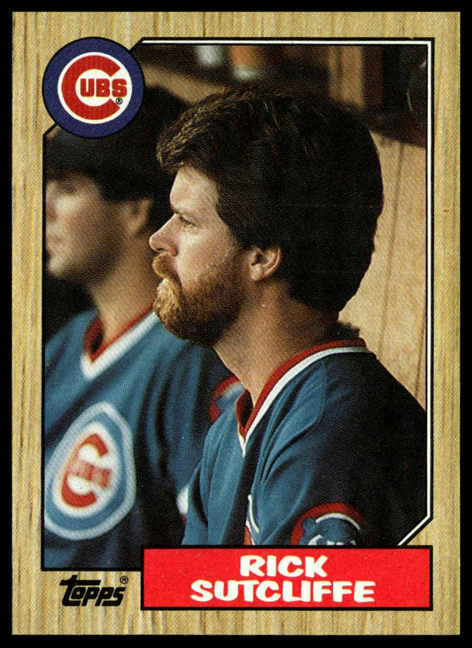 1987 Topps #142 Rick Sutcliffe
