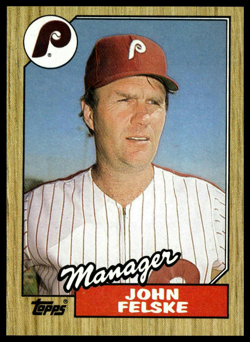 1987 Topps #443 John Felske