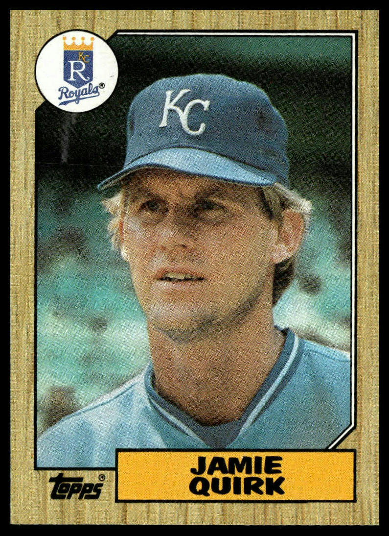 1987 Topps #354 Jamie Quirk