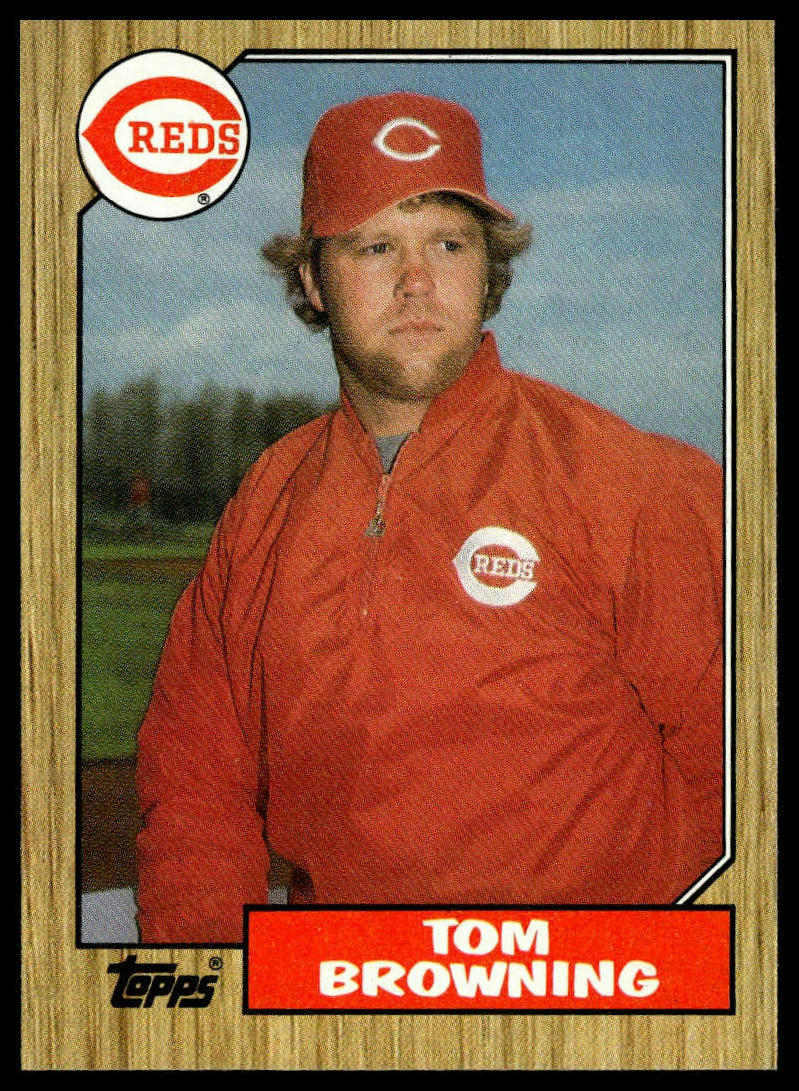 1987 Topps #65 Tom Browning