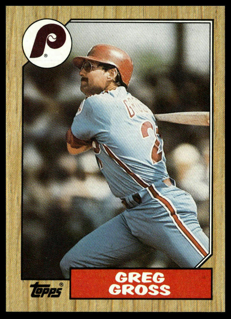 1987 Topps #702 Greg Gross