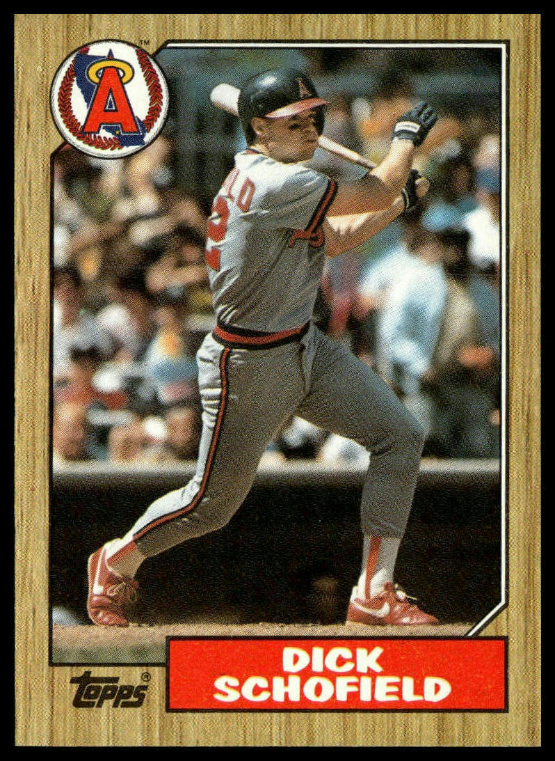 1987 Topps #502 Dick Schofield
