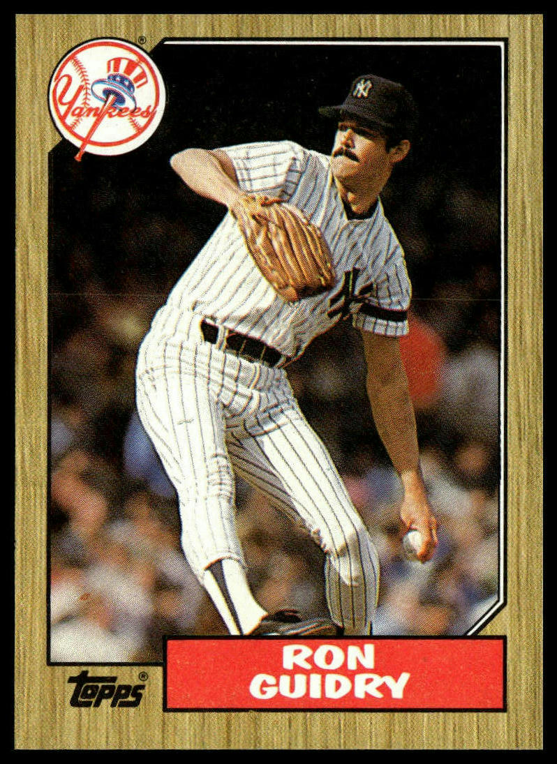1987 Topps #375 Ron Guidry