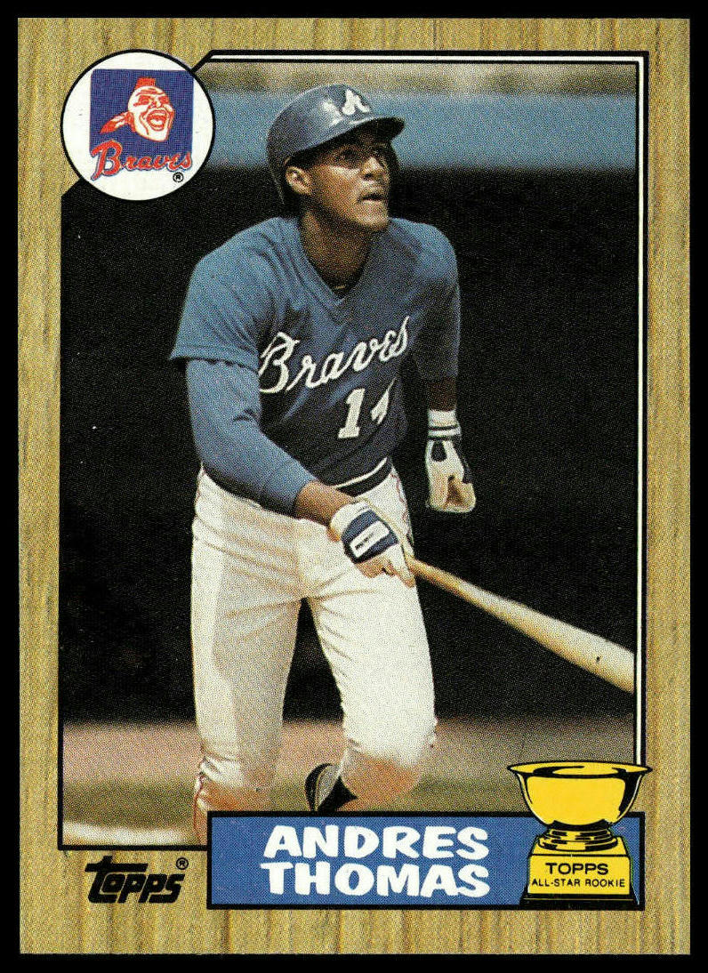 1987 Topps #296 Andres Thomas