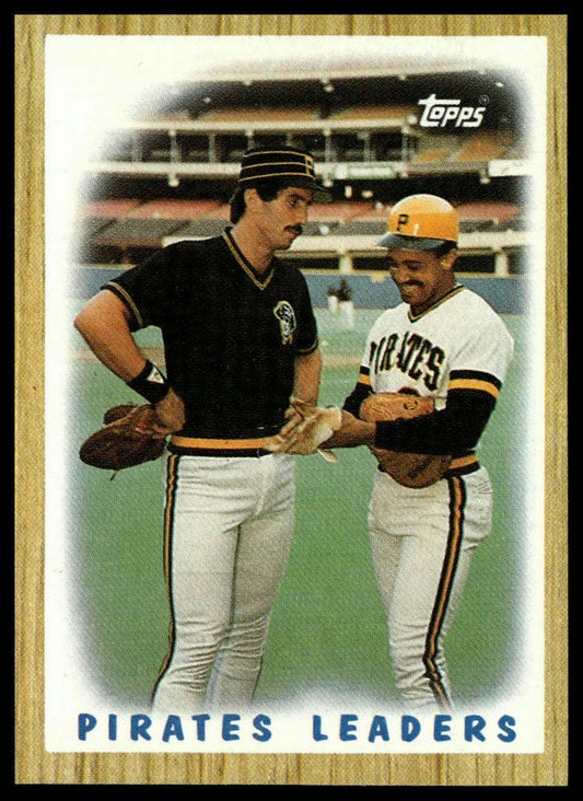 1987 Topps #131 Pirates Leaders