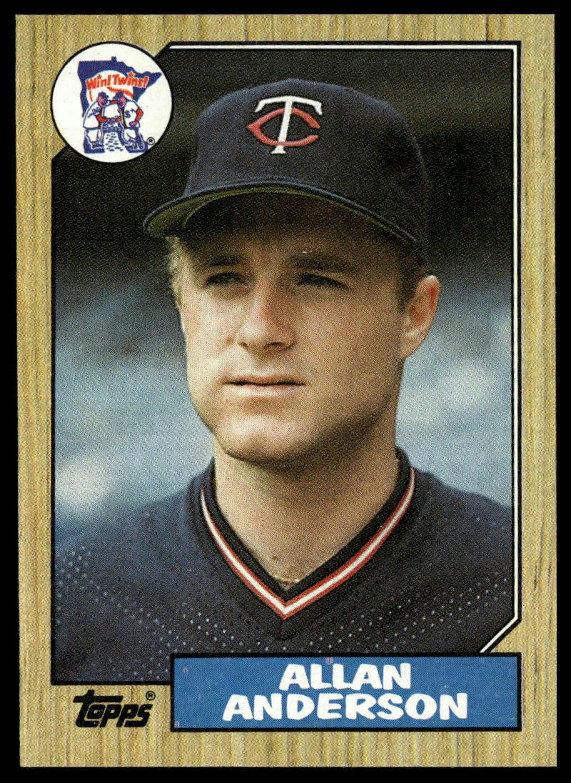 1987 Topps #336 Allan Anderson