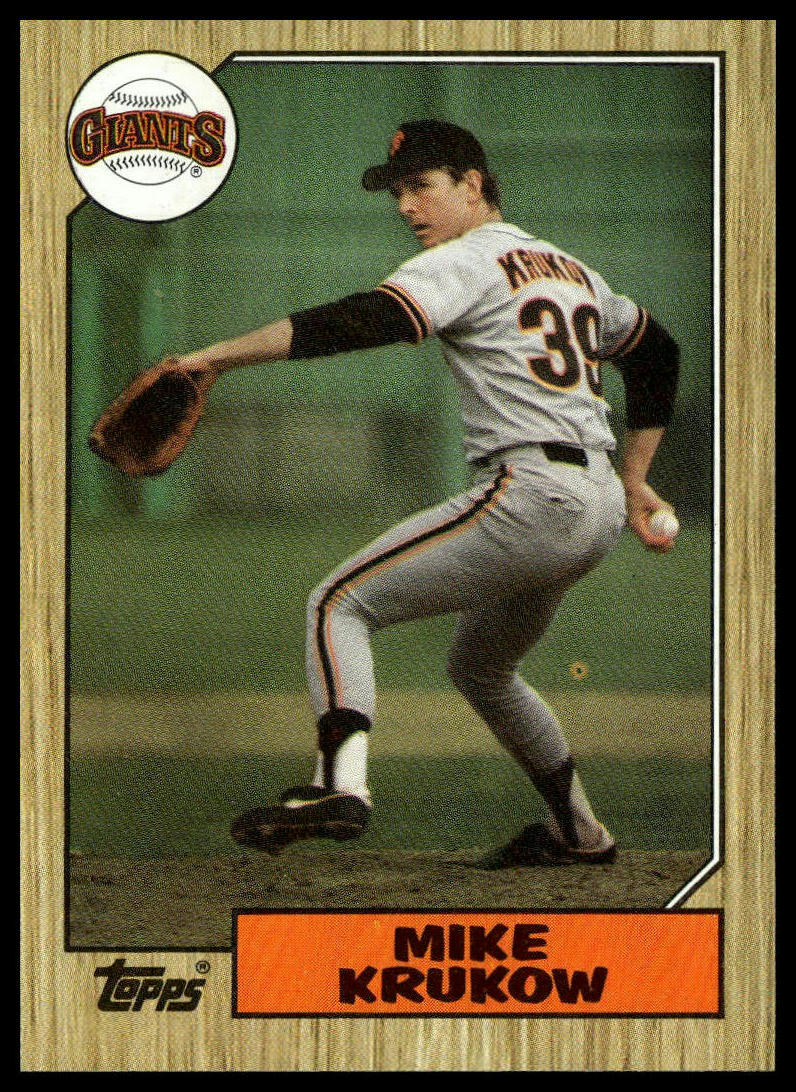 1987 Topps #580 Mike Krukow