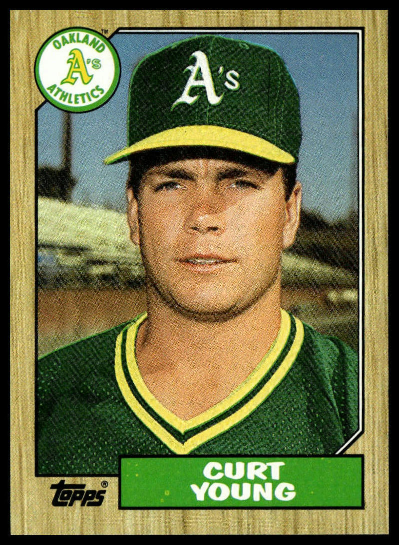 1987 Topps #519 Curt Young