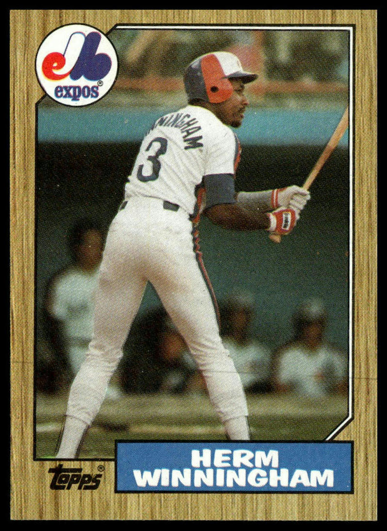 1987 Topps #141 Herm Winningham