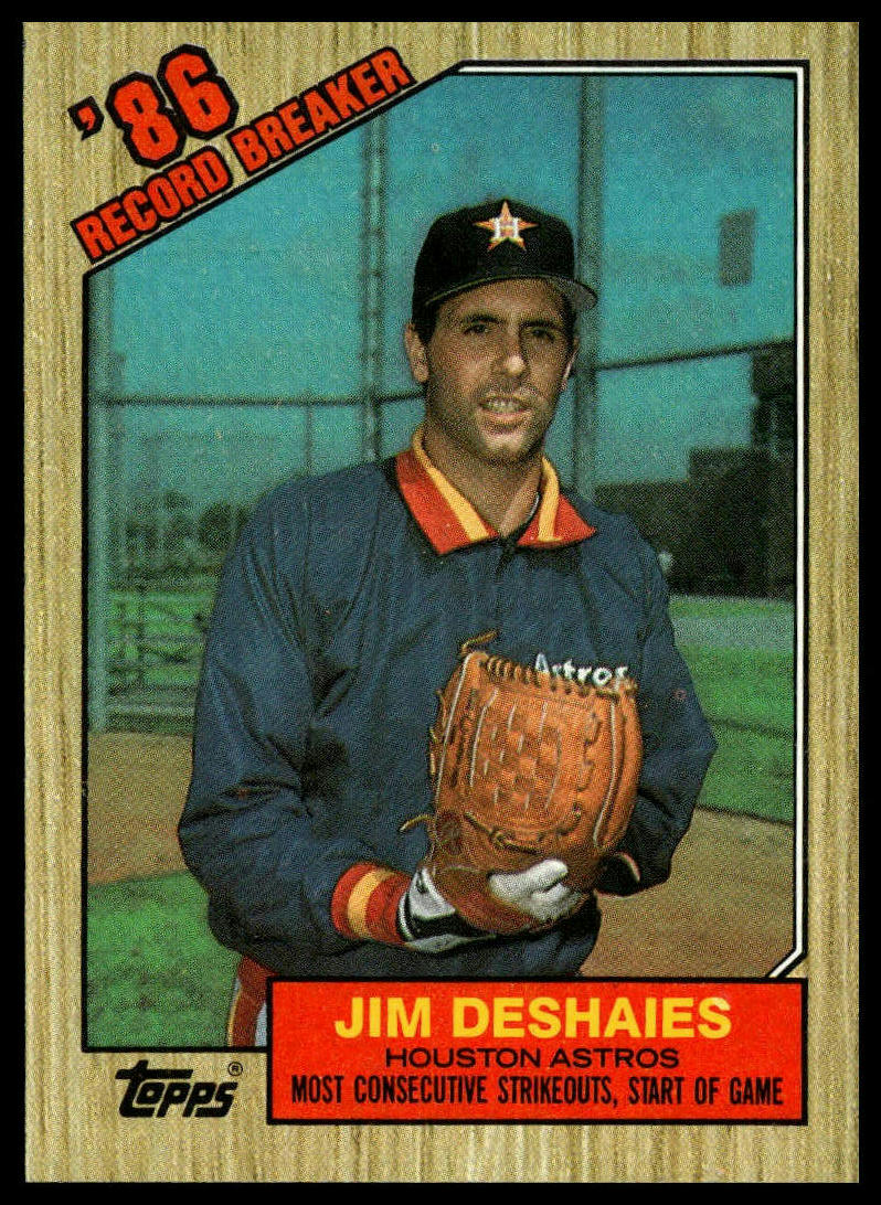 1987 Topps #2 Jim Deshaies