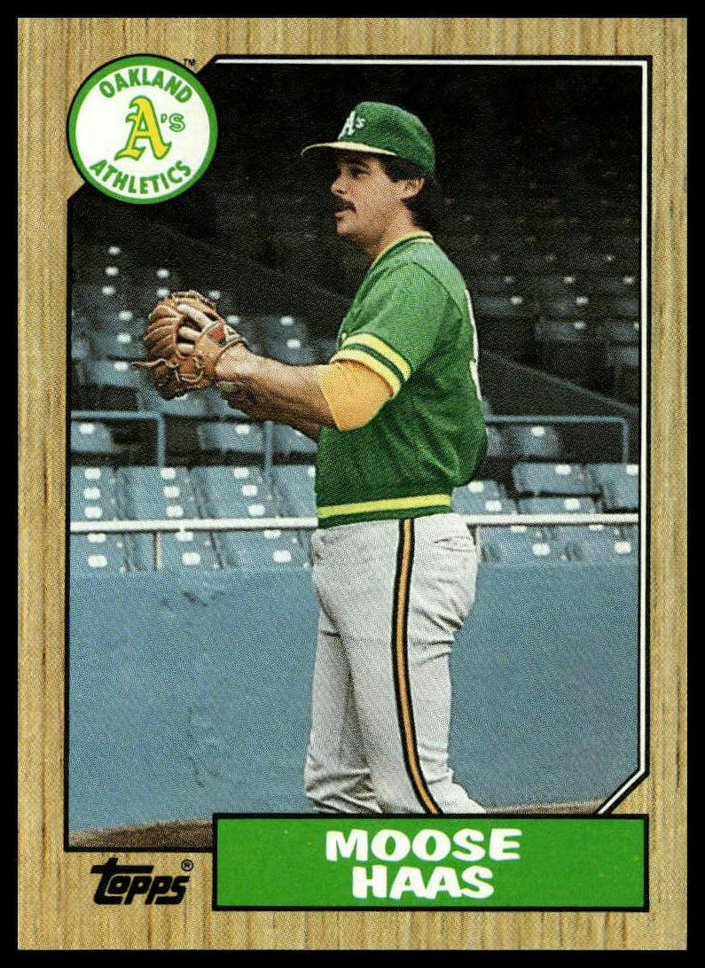 1987 Topps #413 Moose Haas