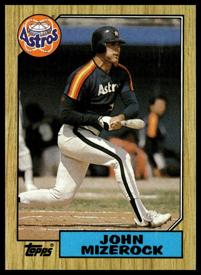 1987 Topps #408 John Mizerock