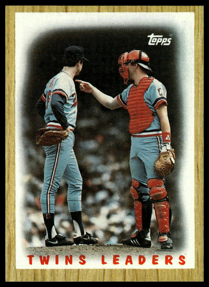 1987 Topps #206 Twins Leaders