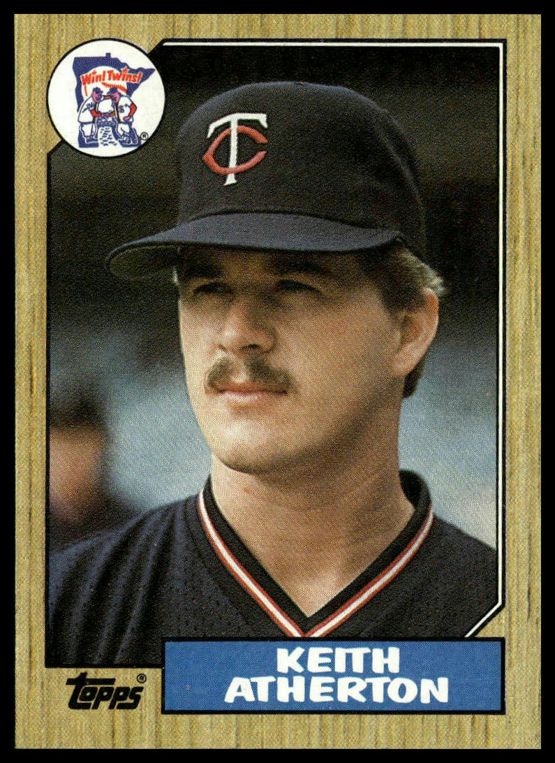 1987 Topps #52 Keith Atherton