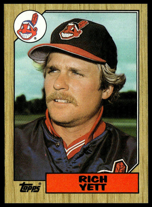 1987 Topps #134 Rich Yett
