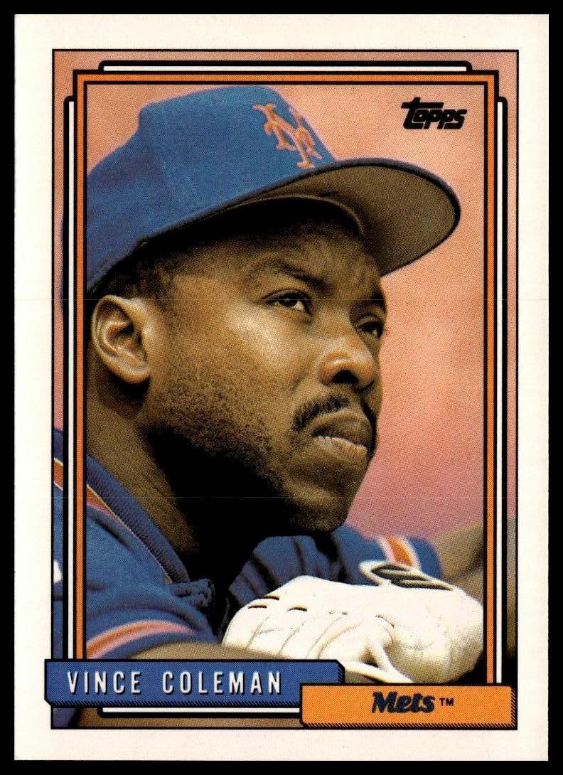 1992 Topps #500 Vince Coleman