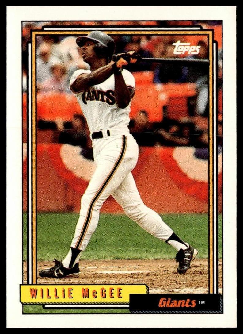 1992 Topps #65 Willie McGee