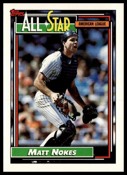 1992 Topps #404 Matt Nokes