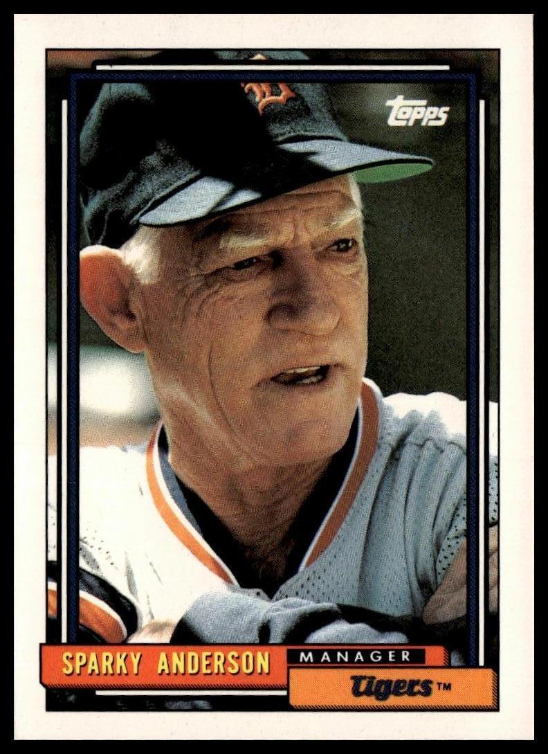 1992 Topps #381 Sparky Anderson