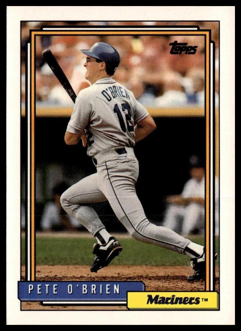 1992 Topps #455 Pete O'Brien