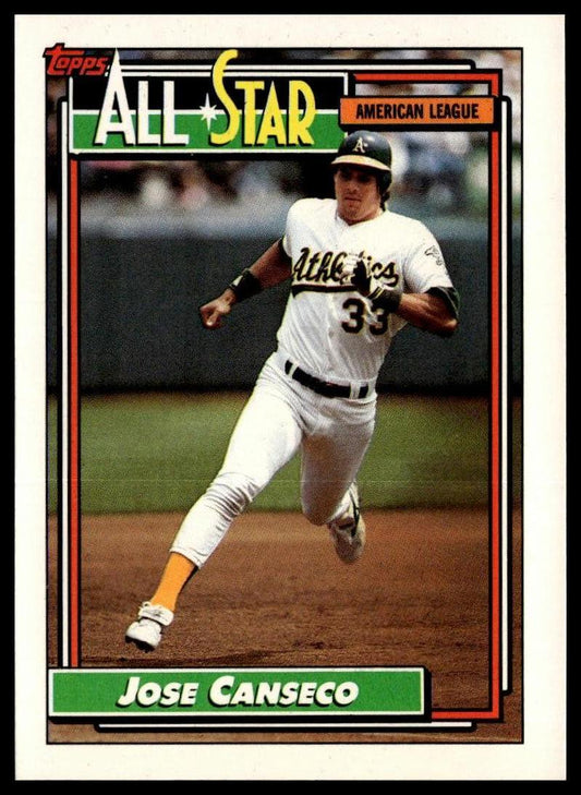 1992 Topps #401 Jose Canseco