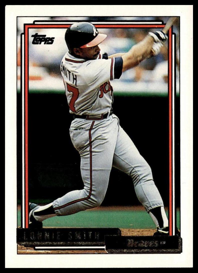 1992 Topps #467 Lonnie Smith
