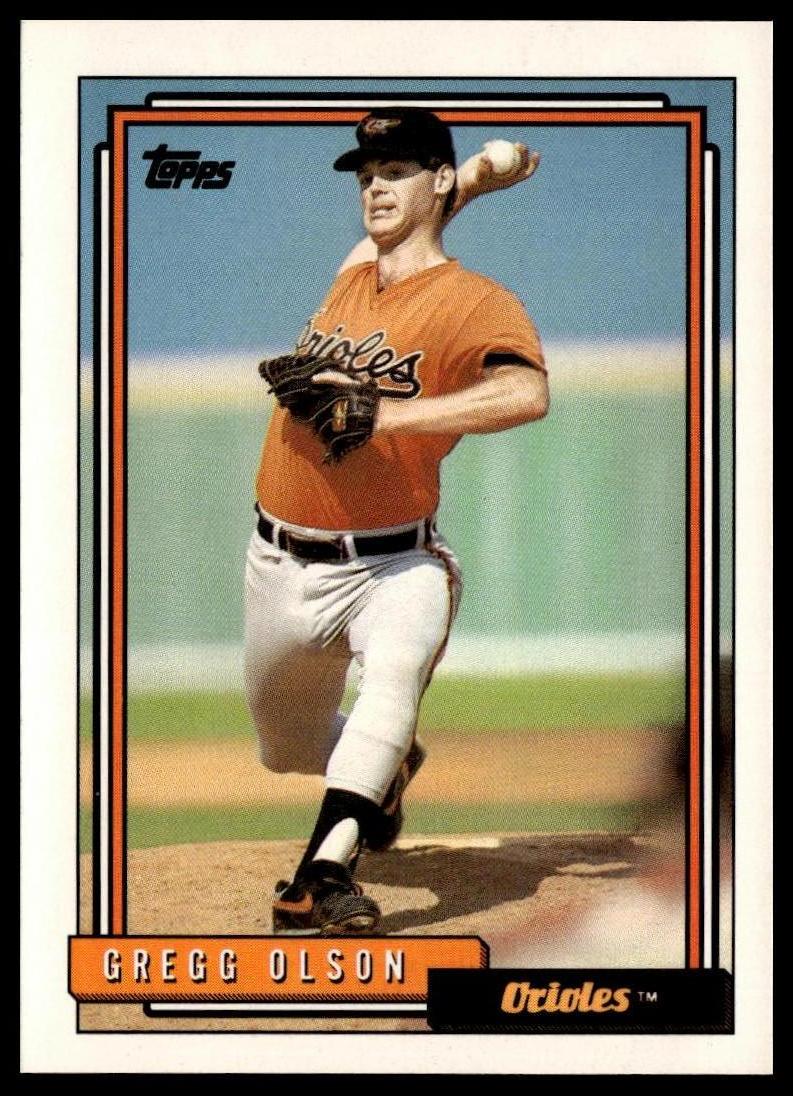 1992 Topps #350 Gregg Olson
