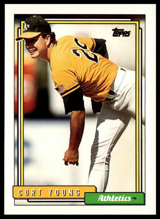 1992 Topps #704 Curt Young