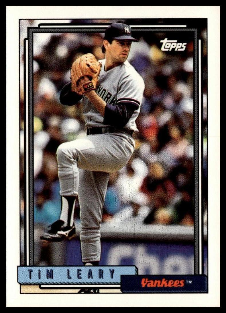 1992 Topps #778 Tim Leary