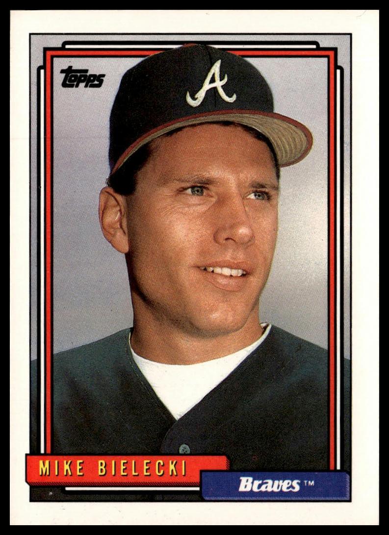 1992 Topps #26 Mike Bielecki print code C*