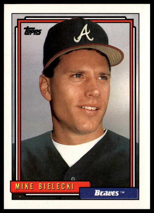 1992 Topps #26 Mike Bielecki print code C*