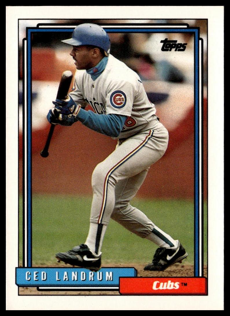 1992 Topps #81 Ced Landrum