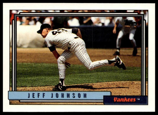 1992 Topps #449 Jeff Johnson