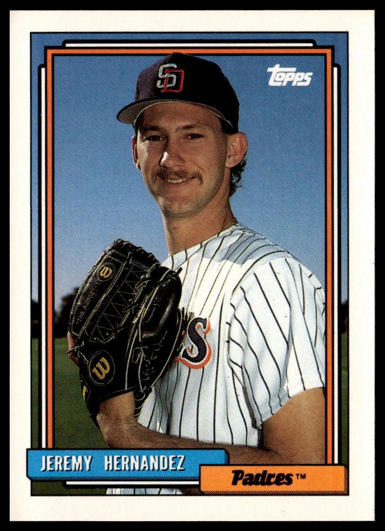 1992 Topps #211 Jeremy Hernandez