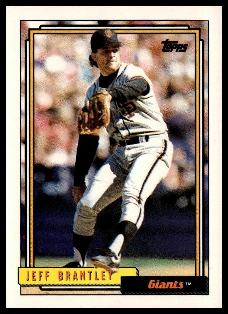 1992 Topps #491 Jeff Brantley