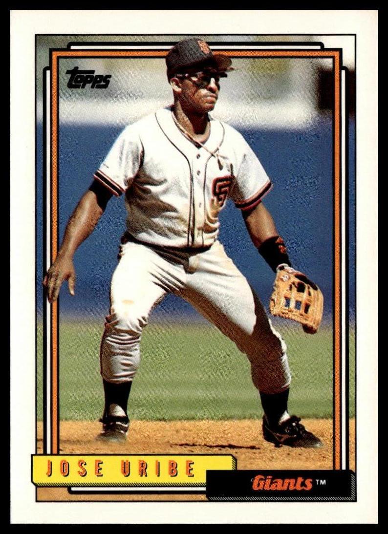 1992 Topps #538 Jose Uribe