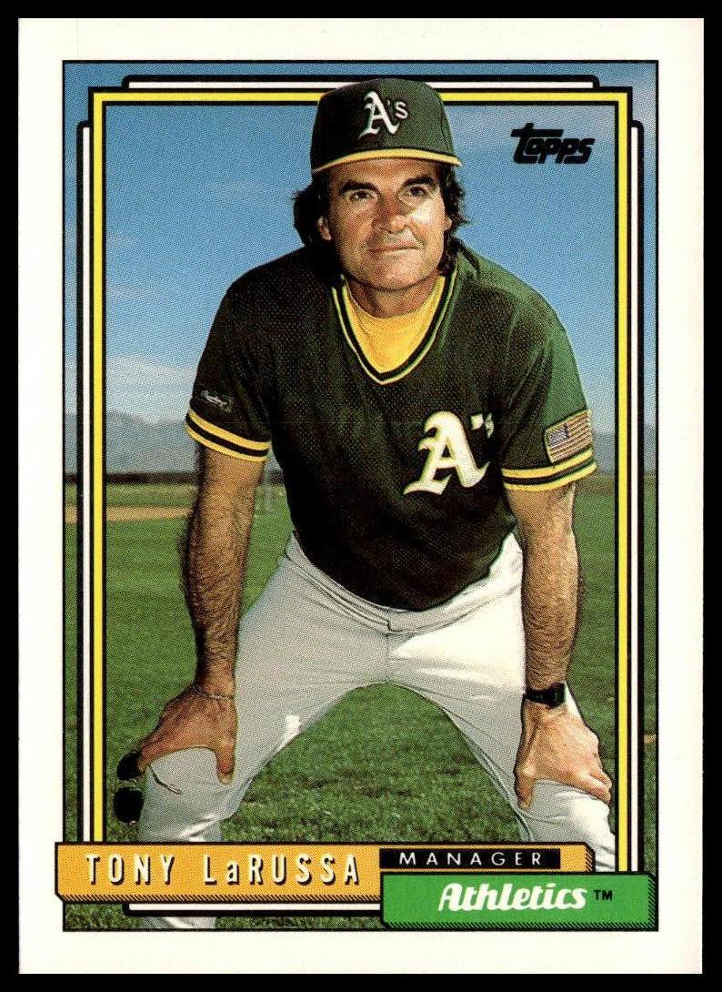 1992 Topps #429 Tony La Russa