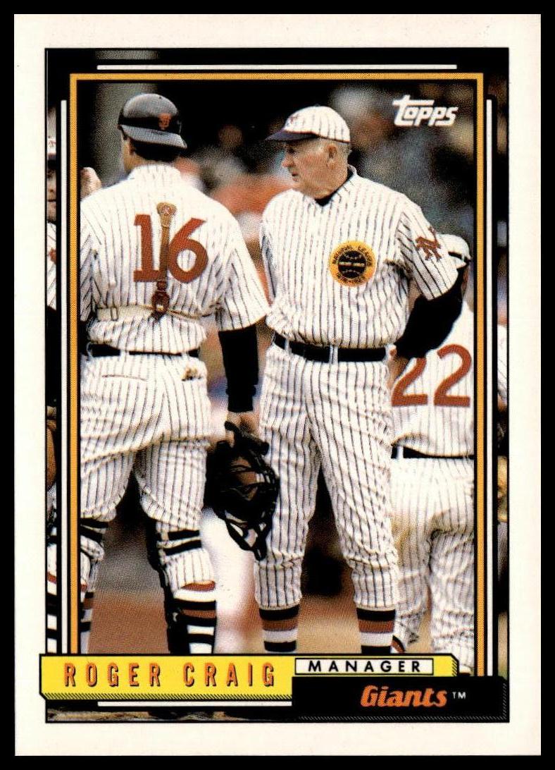 1992 Topps #109 Roger Craig