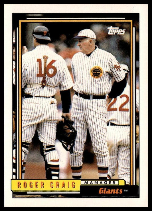1992 Topps #109 Roger Craig