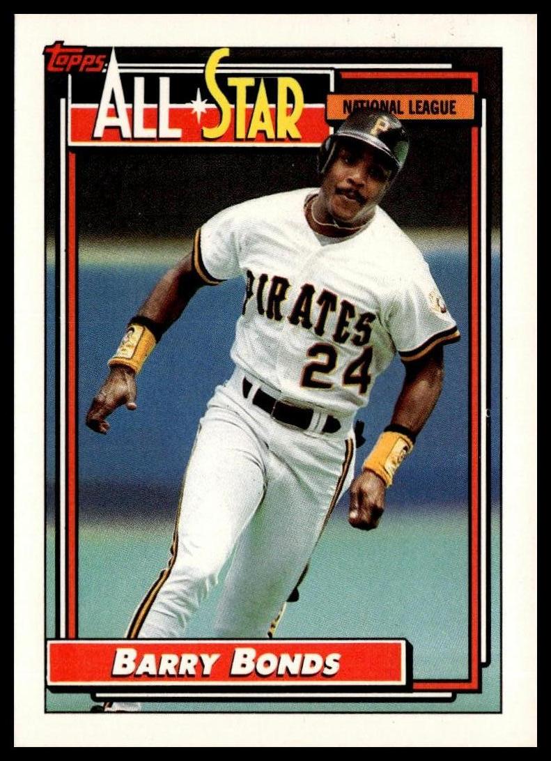 1992 Topps #390 Barry Bonds