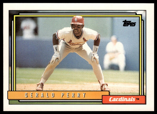 1992 Topps #498 Gerald Perry