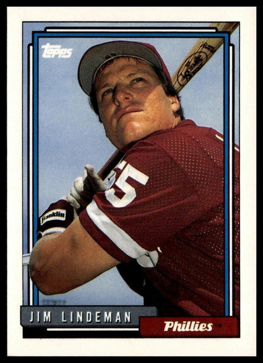 1992 Topps #258 Jim Lindeman